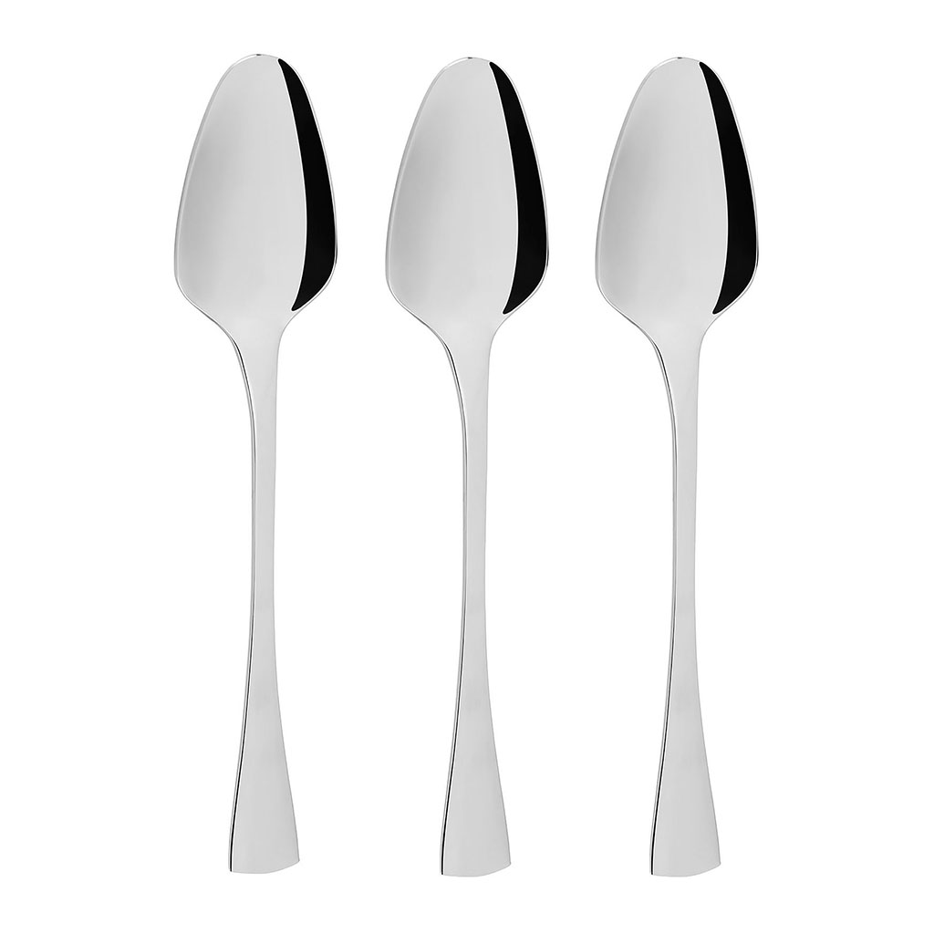 Lot de 3 cuillères à soupe BORG inox