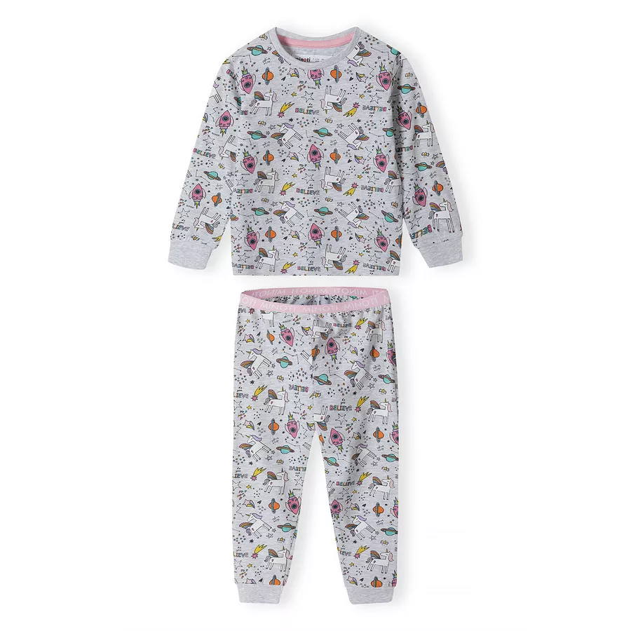 MINOTI Pyjama Grau