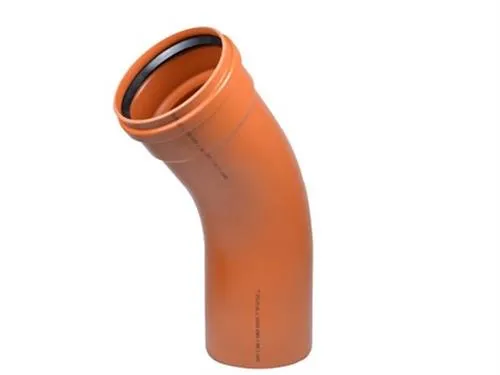 Wavin 400 mm 15 gr. PVC-kloakbøjning