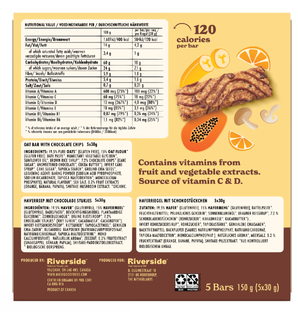 Made Good Mornings Biologisch Chocolade Chip Granolabar 150GR