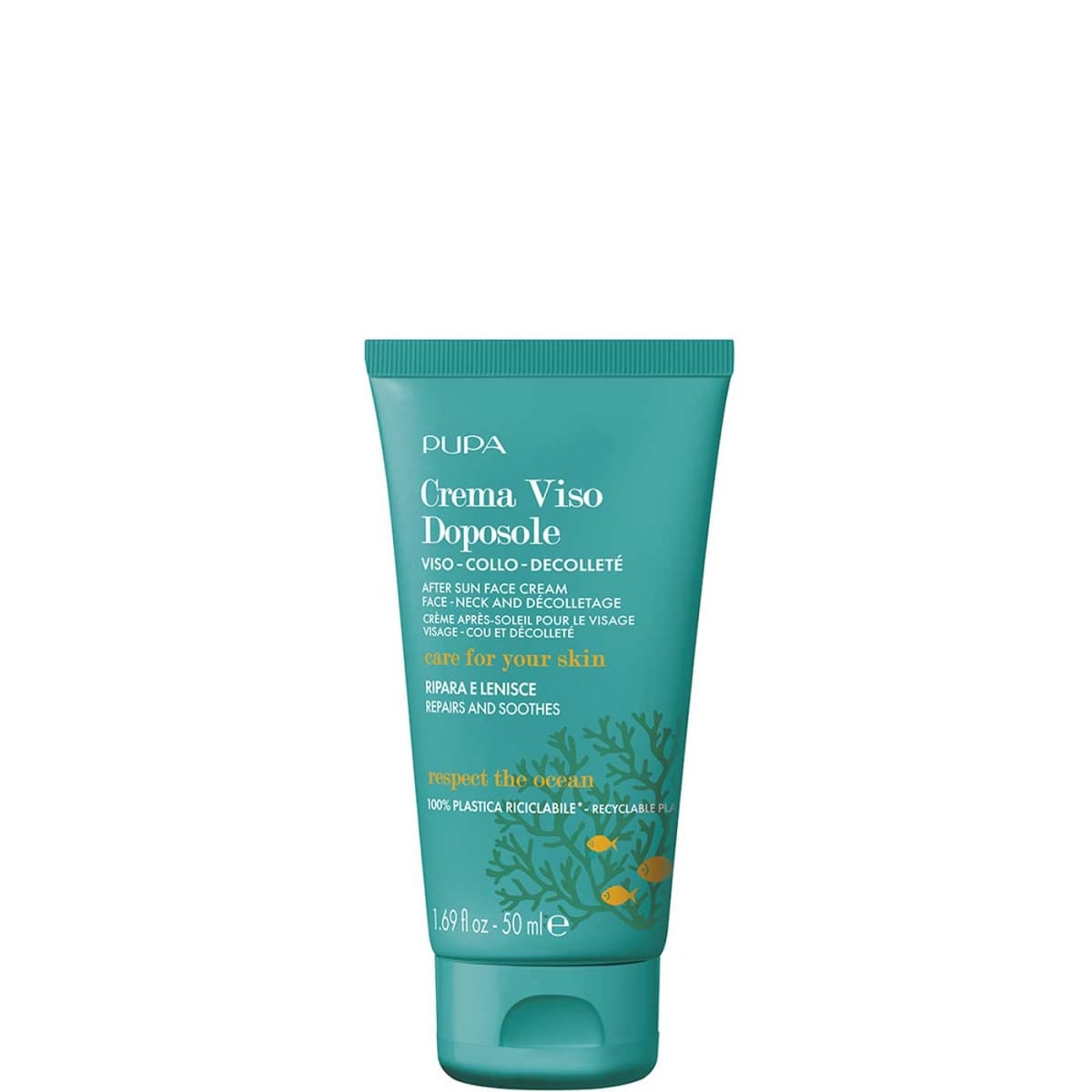 Pupa Crème Après-Soleil Multifonction Pour le Visage, Cou &  Décolleté Hydratante &  Reconstituante
