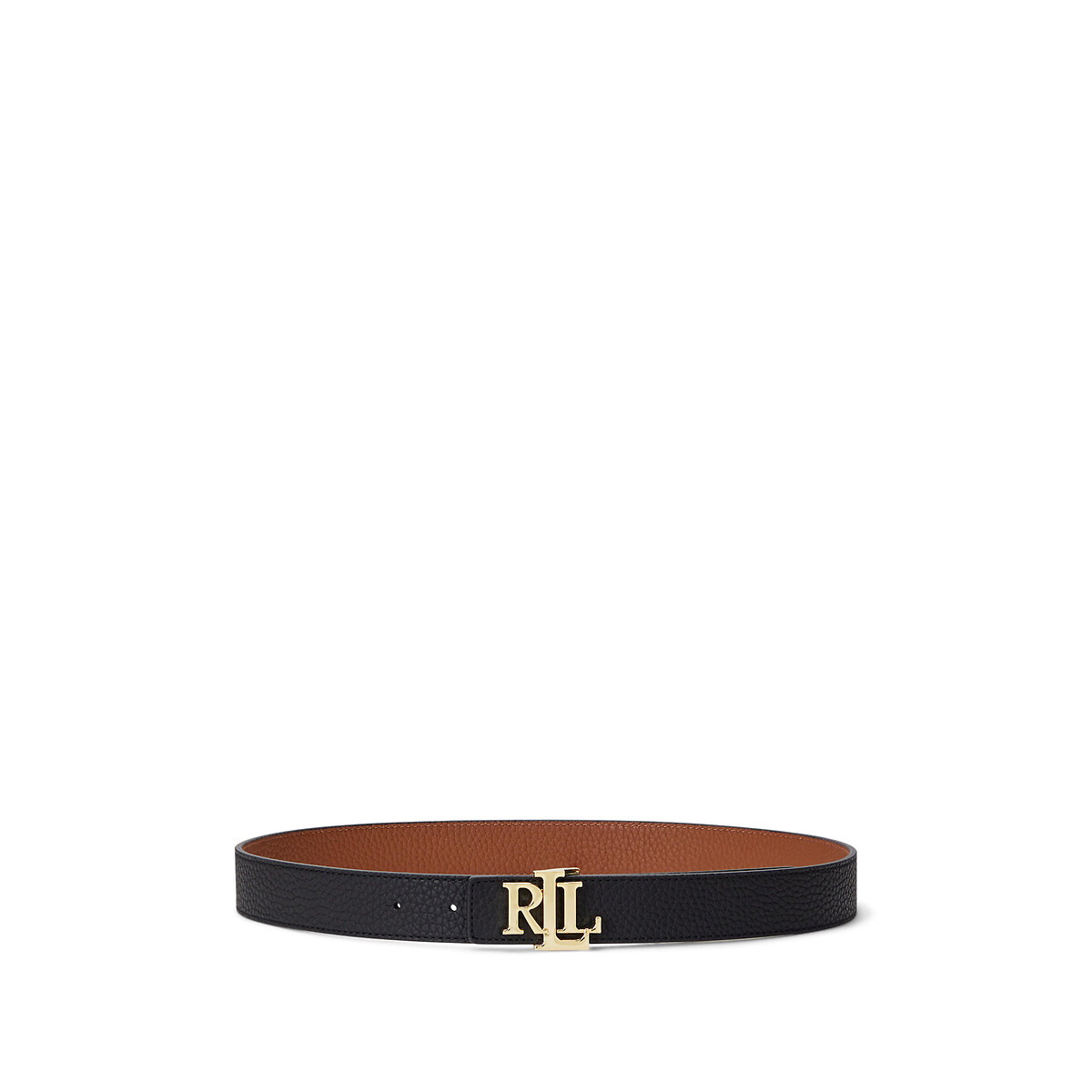 LAUREN RALPH LAUREN<br>Cinto largo reversível, logotipo