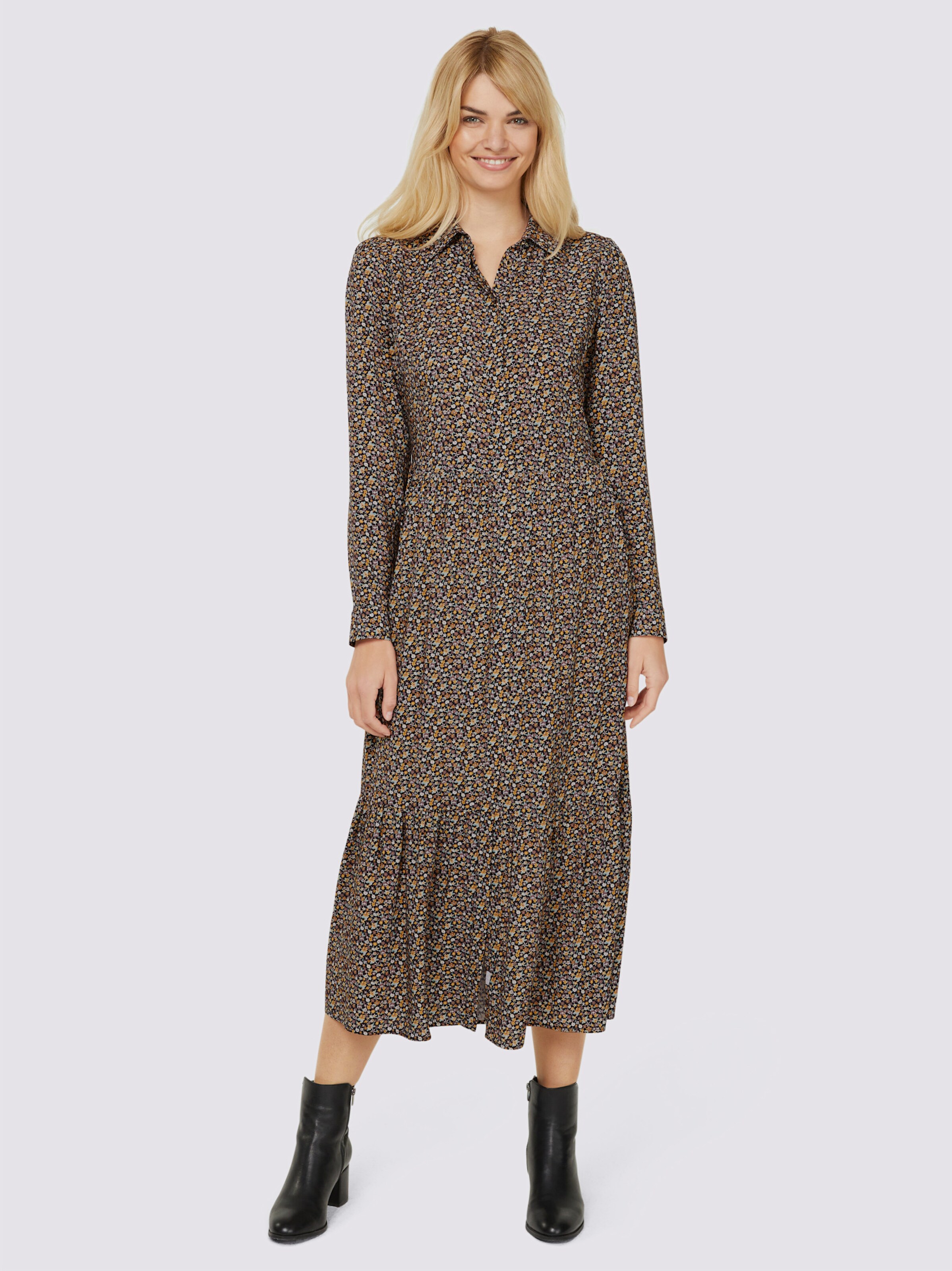 Druck-Kleid