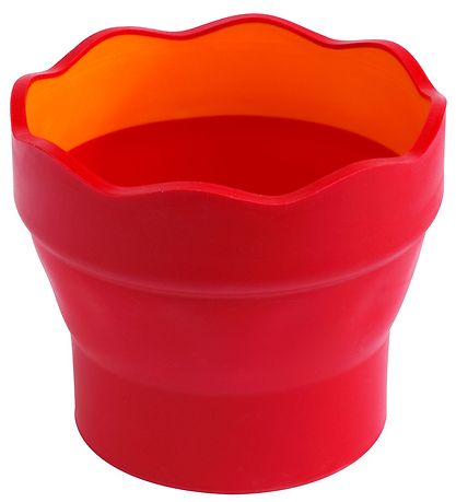 Faber-Castell Becher Für Wasser/Pinsel - Click&Go - Rot