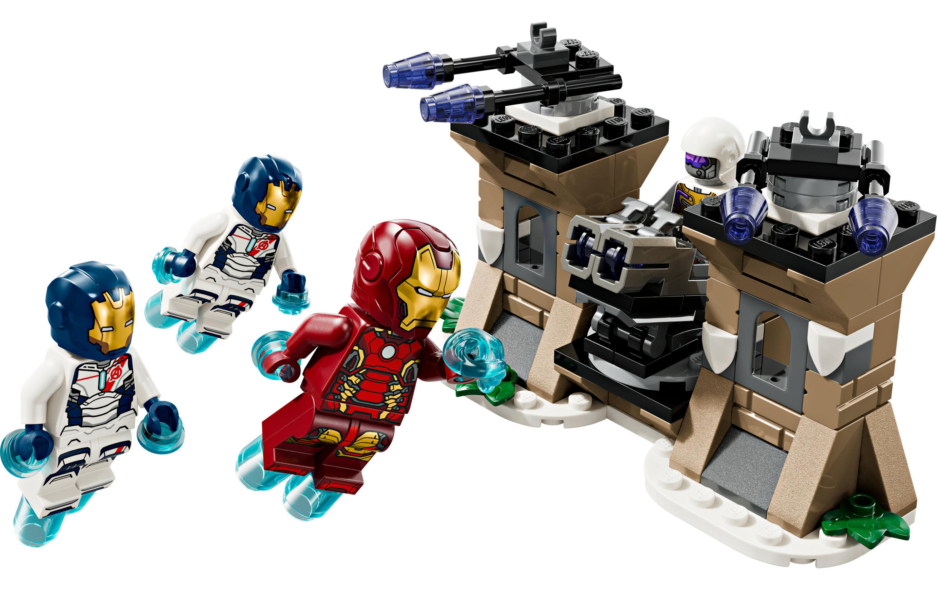 Marvel Iron Man und Iron Legion vs. HYDRA-Soldat 76288Bau- und Konstruktionsspielzeug Spielset Iron Man