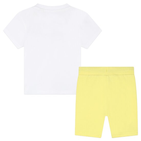 Ensemble t-shirt + short   Blanc / Jaune        18 mois   de               Timberland