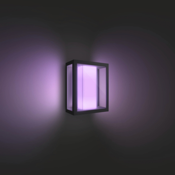 Philips Hue muurlamp Impress zwart - wit en gekleurd licht 16W - breed model