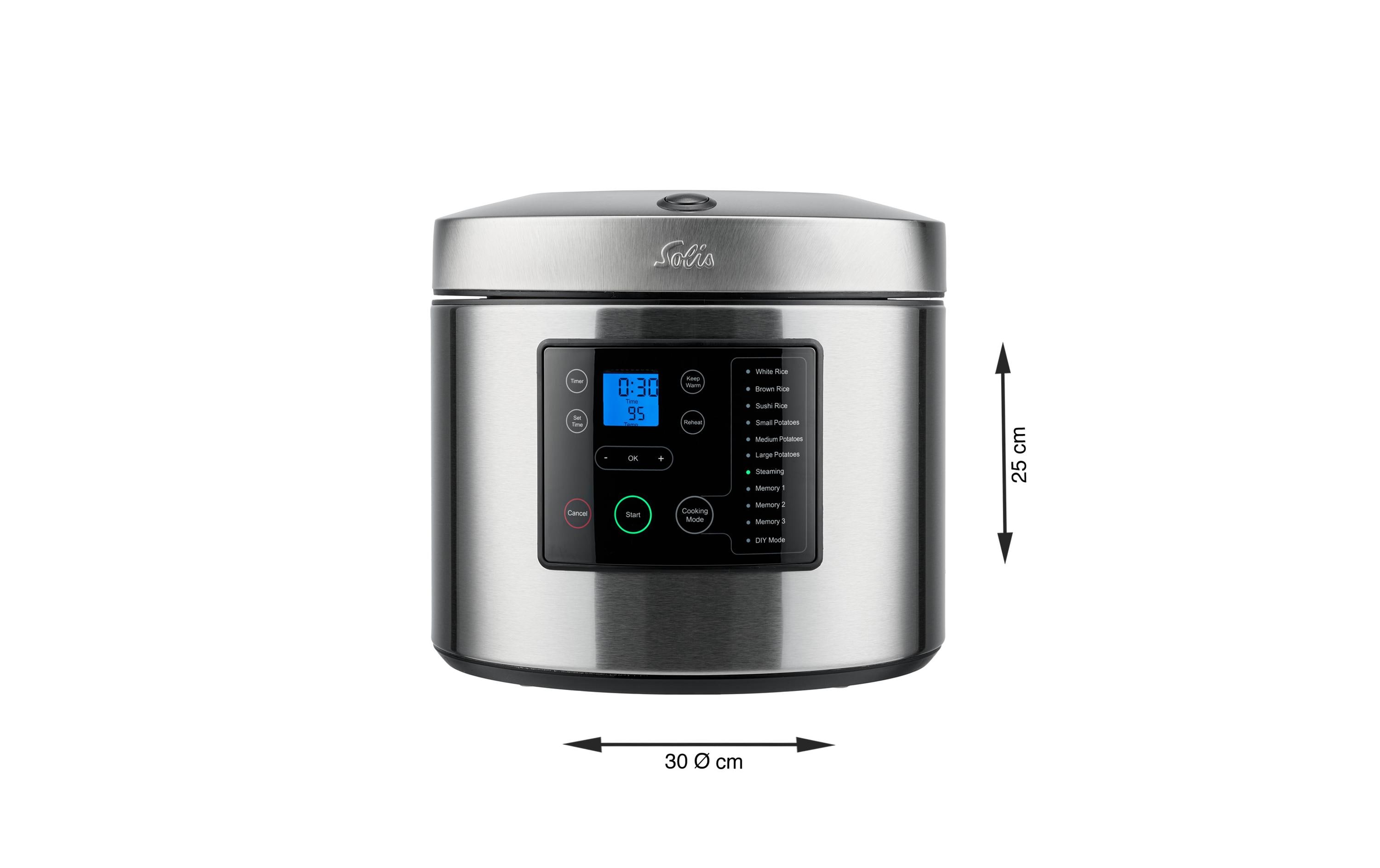 Reiskocher und Steamer 5 l<br>Reis und Kartoffelkocher