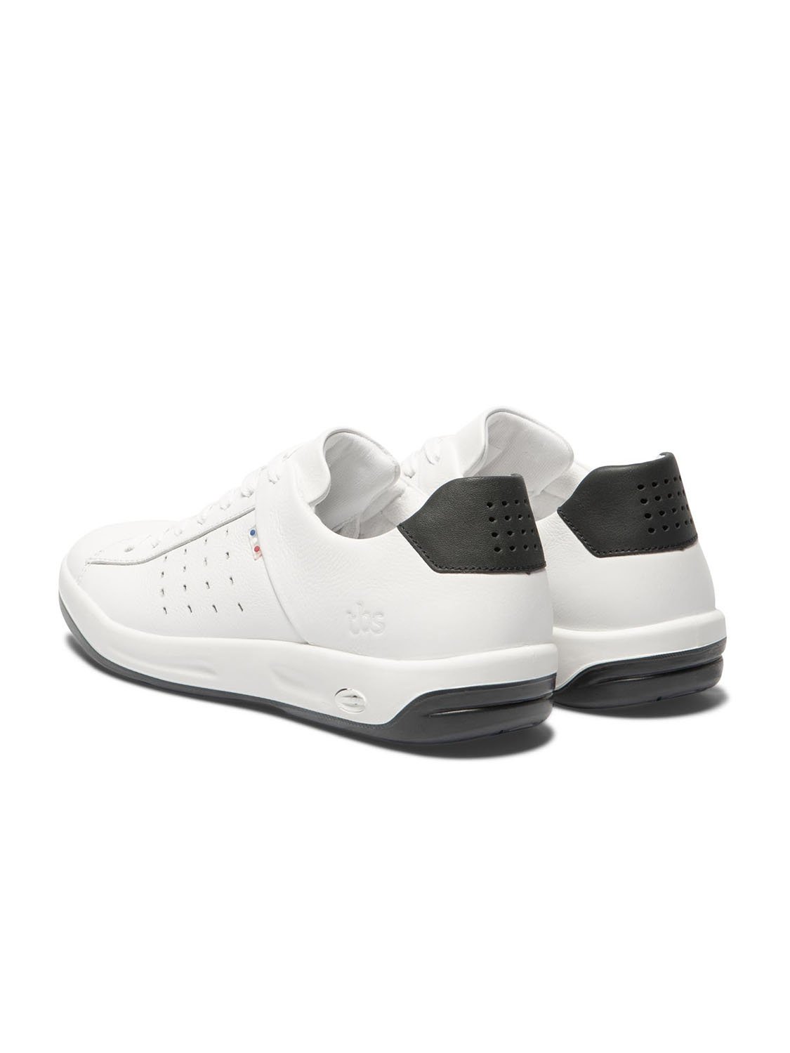 Baskets Homme Confort Dessus Cuir Blanc