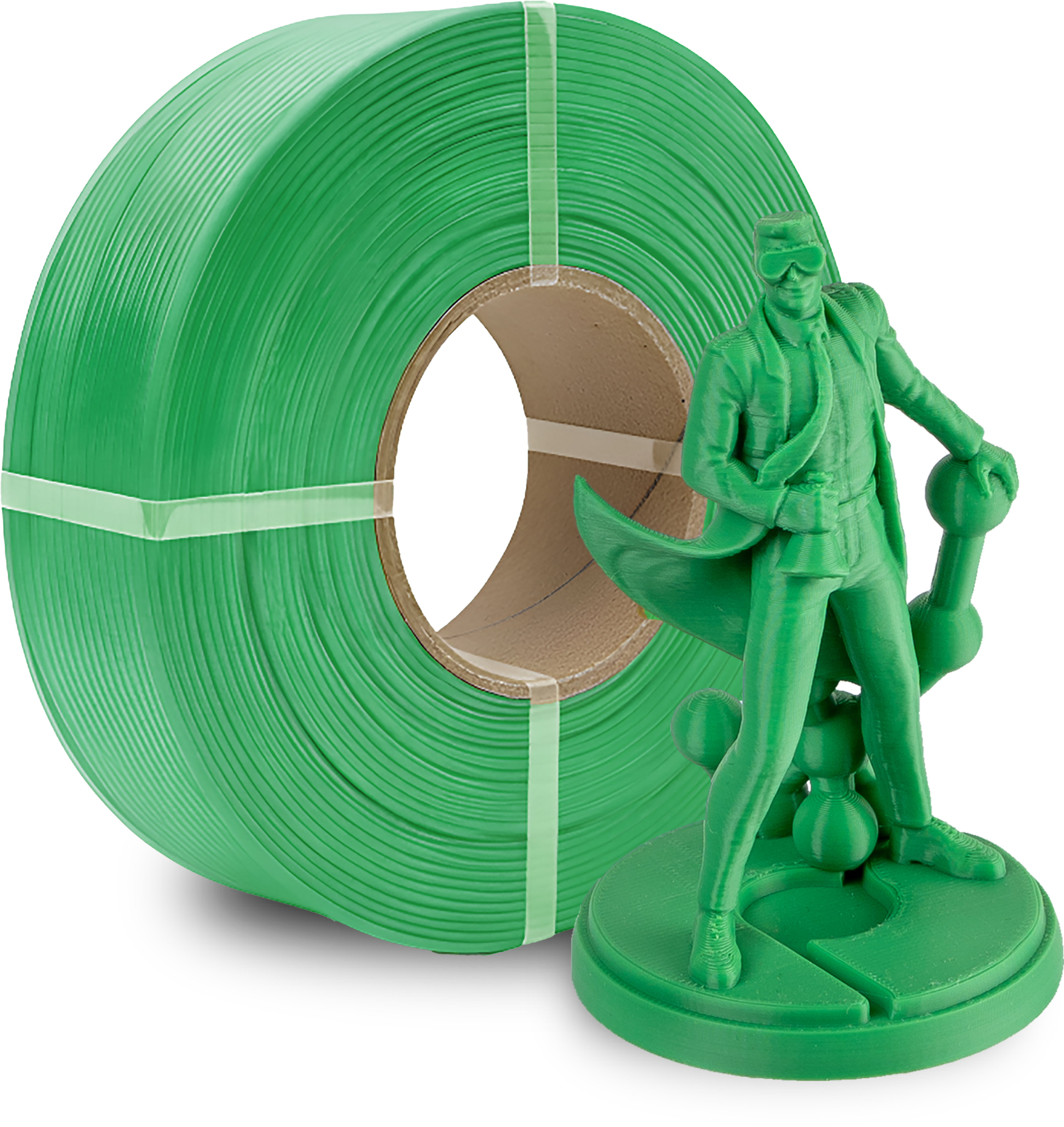 Polymaker  Panchroma™ PLA Refill Green, 1,75 mm / 1000 g    High-Speed Filament in Green, ohne Spule