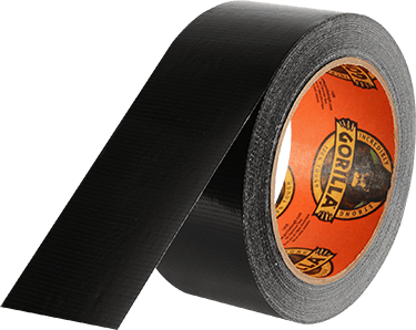 Gorilla svart gaffatape 48 mm. - 11 meter