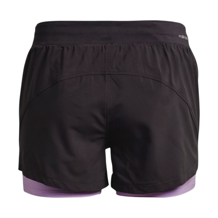Under Armour Dame Shorts Iso-Chill Run 2in1 Shorts Sort