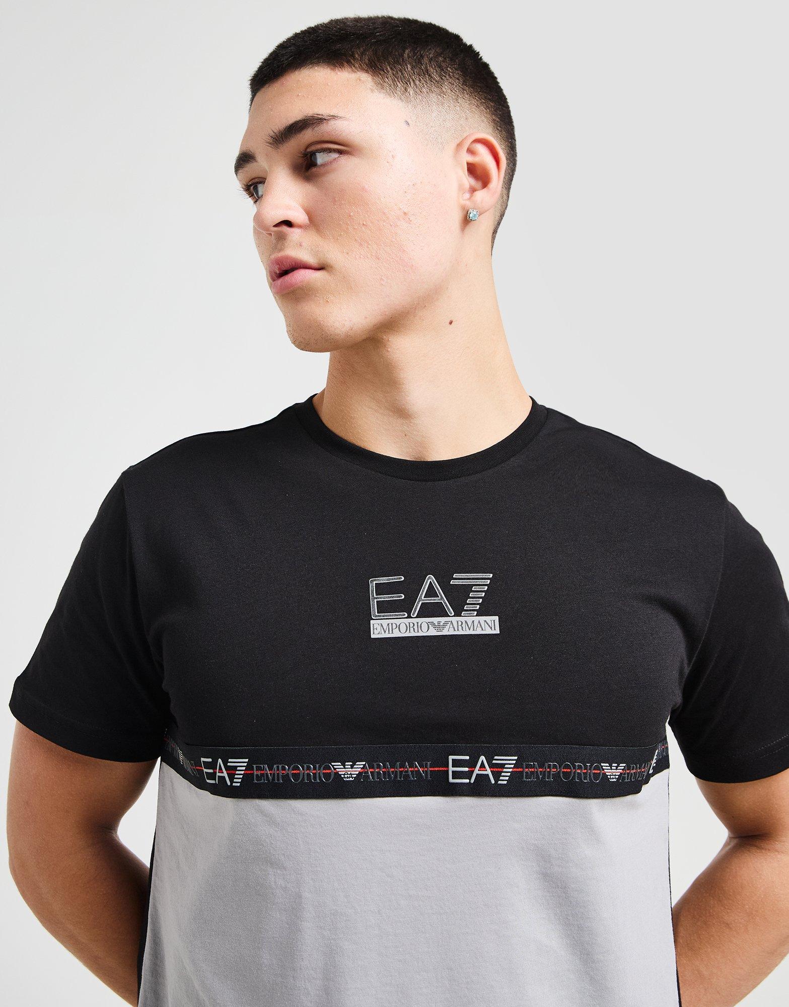 EA7 Emporio Armani Split Tape T-Shirt