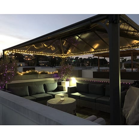 Palram – Canopia Martinique havepavillon 4300 - antracitgrå