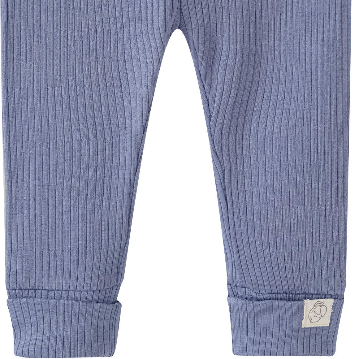 Topomini Pure Collection Newborn Leggings mit Rippstruktur dunkelblau