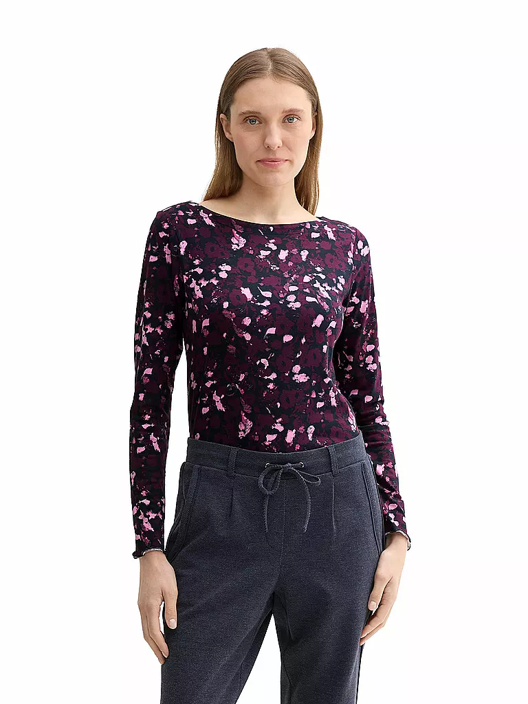 TOM TAILOR Langarmshirt beere