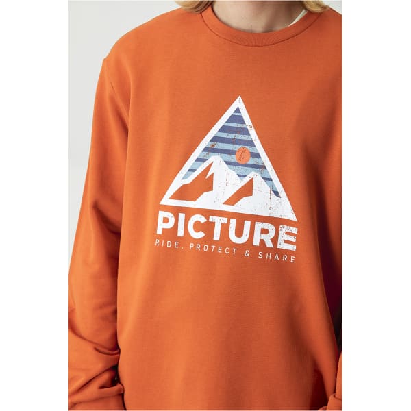 Sweatshirt PICTURE AUTHENTIC CREW M RED CLAY