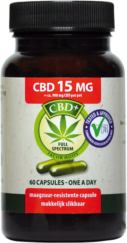 Jacob Hooy CBD 15mg 60 capsules