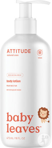 Attitude Baby Leaves Lotion Corps Bébés Nectar De Poire 473ml