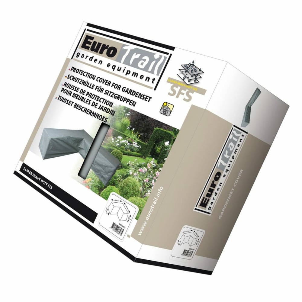 Housse de meubles en l 305x305x100/70 cm gris