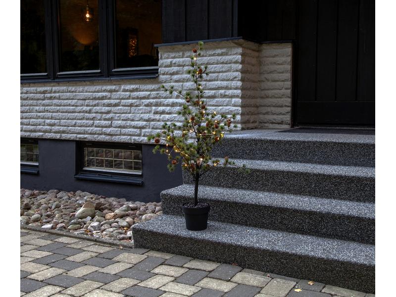 Star Trading Baum Larix, 1.17 m, Grün, 40 LED LED Leuchtbaum