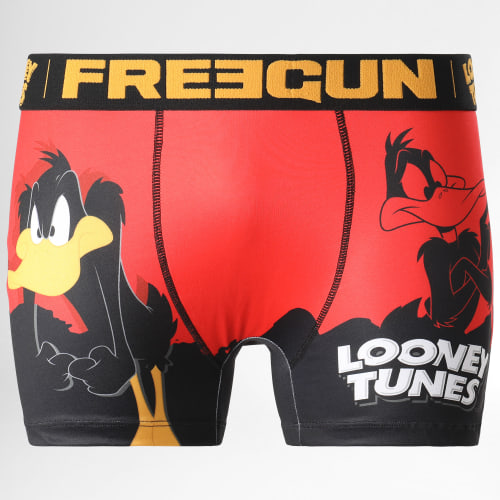 Boxer Looney Tunes Daffy Rouge Noir