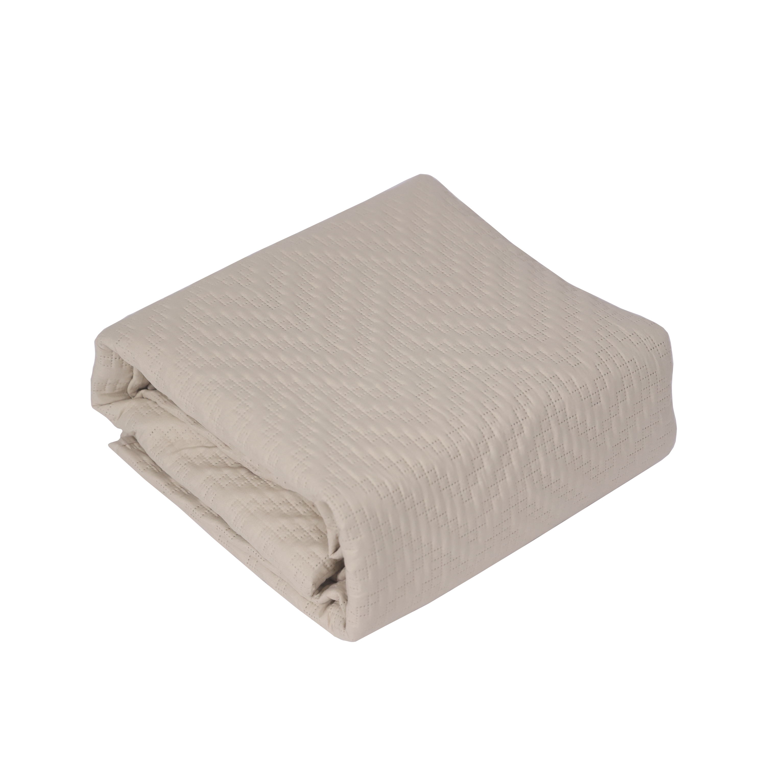 Bettüberwurf 200 x 220 cm beige