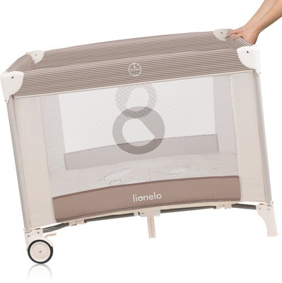 Lionelo BONNIE Lekegrind  for Barn & Baby, Beige Sand