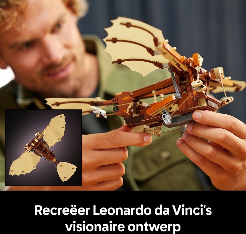 Lego - Icons Leonardo da Vinci Vliegmachine - Bouwset - Multicolor - Plastic