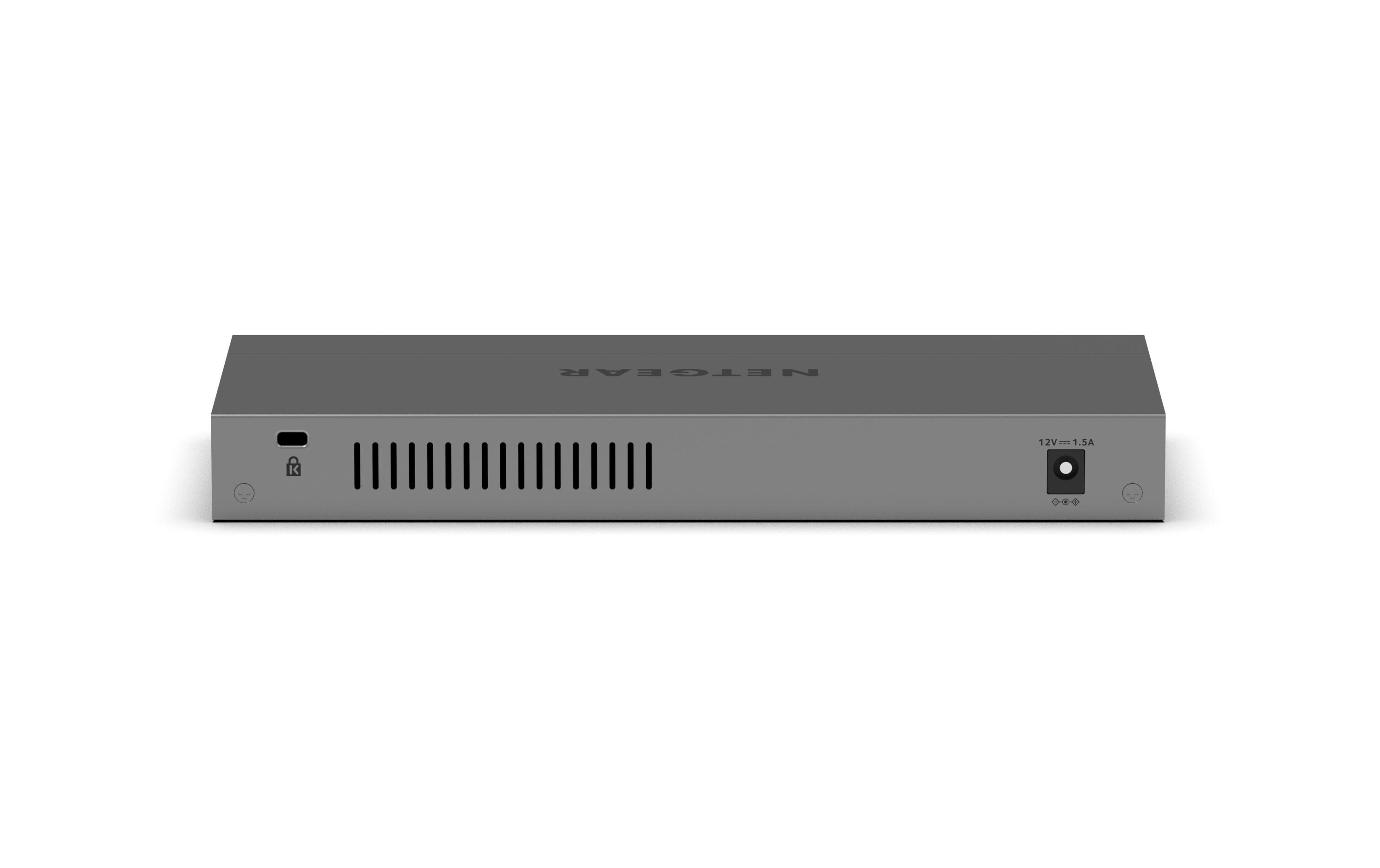 Switch GS108X-100EUS 8 PortNETGEAR GS108X unmanaged 8-Port Gigabit Switch mit 10 Gigabit SFP+ Uplink