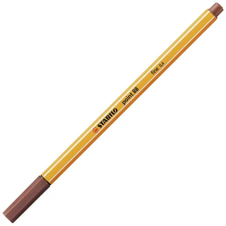 Fineliner - STABILO point 88 - Einzelstift - siena