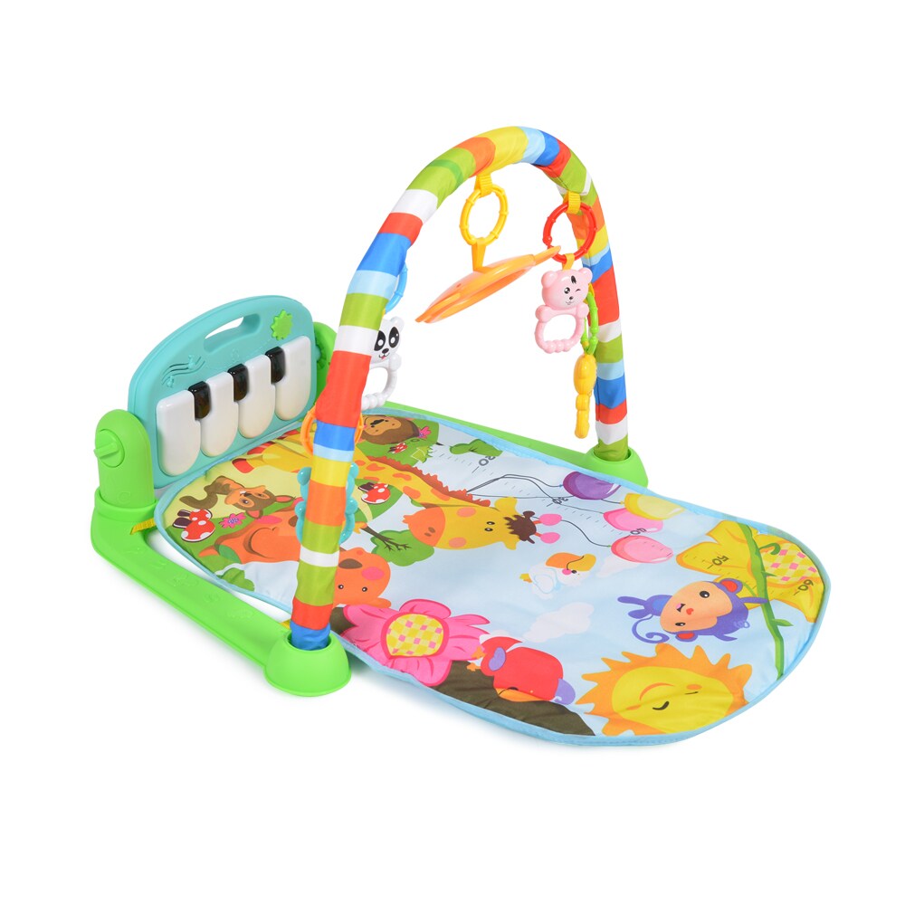 Moni Spielcenter Fitness Boy, Dschungeltiere Spielbogen Krabbeldecke Musiktasten grün