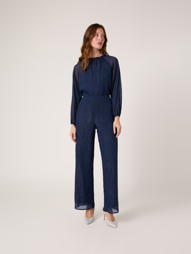 Combinaison pantalon détails métalisés