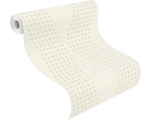 Vliesbehang 103670 Wallton grafisch wit