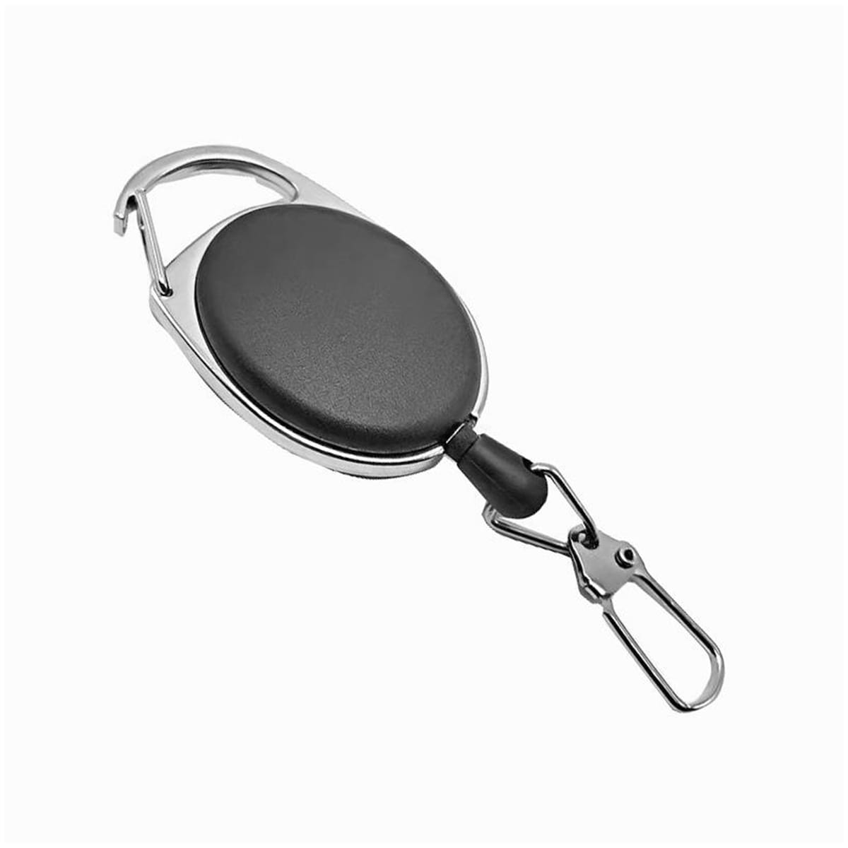 Nøkkelring med jojo-funksjon og uttrekkbar streng 72 cm 2-pakning