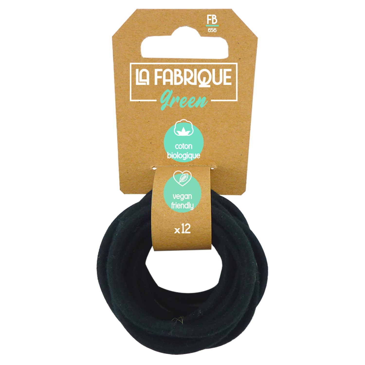 Elástico Para Cabelo Espesso Sem Metal Fabrique Green 12 Un
