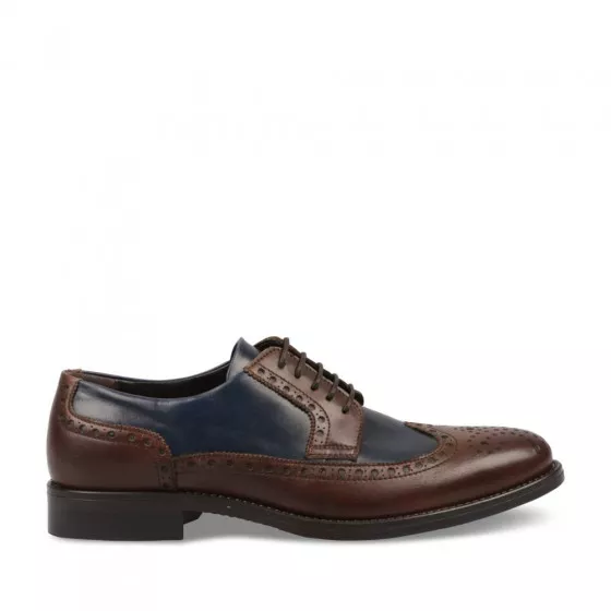 Derbies MARRON B-BLAKE CUIR