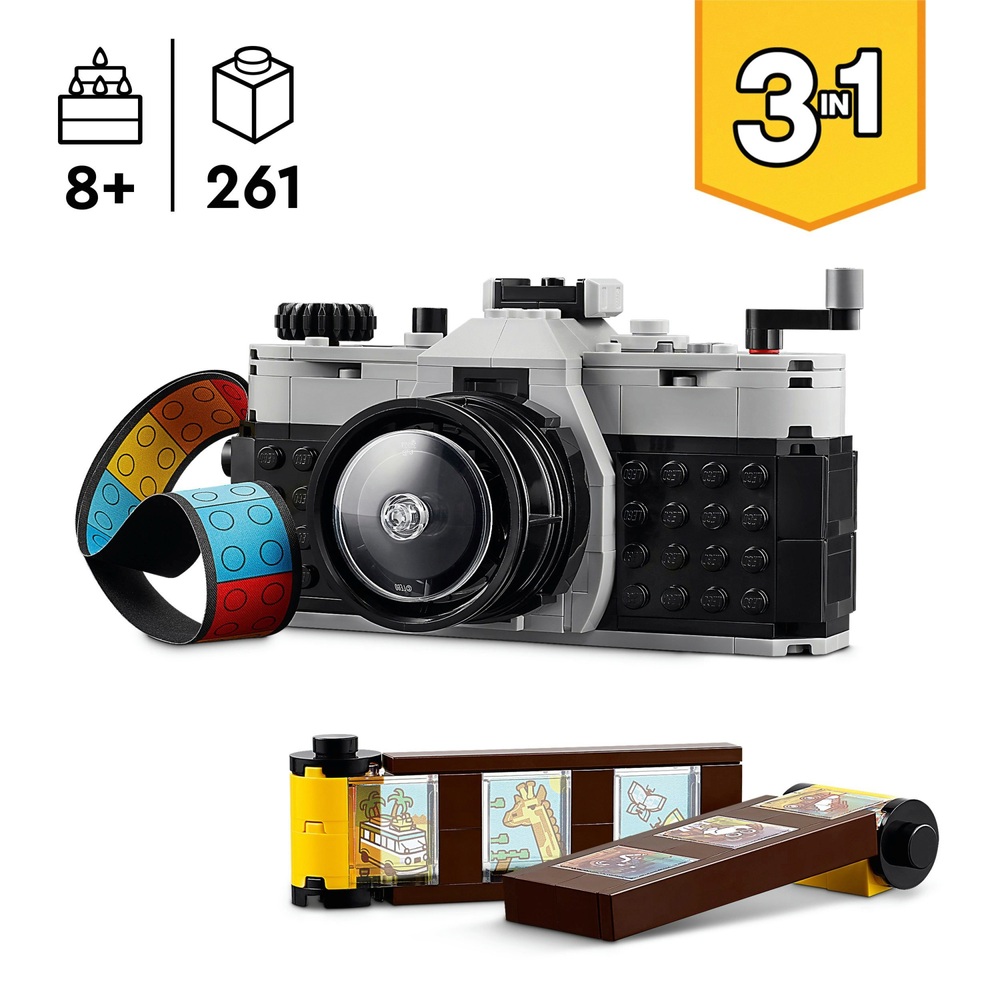 LEGO Creator 31147 3-in-1 Retro-Kamera-Bauset