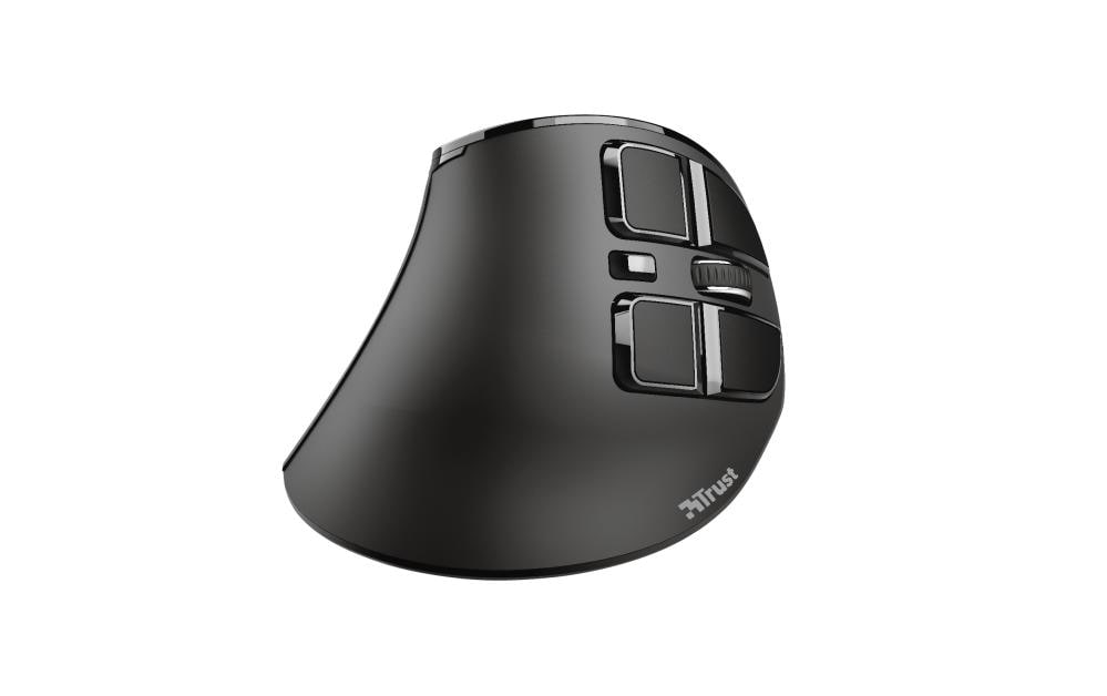 Ergonomische Maus Voxx RechargeableWiederaufladbare, ergonomische Funkmaus mit Digitalanzeige