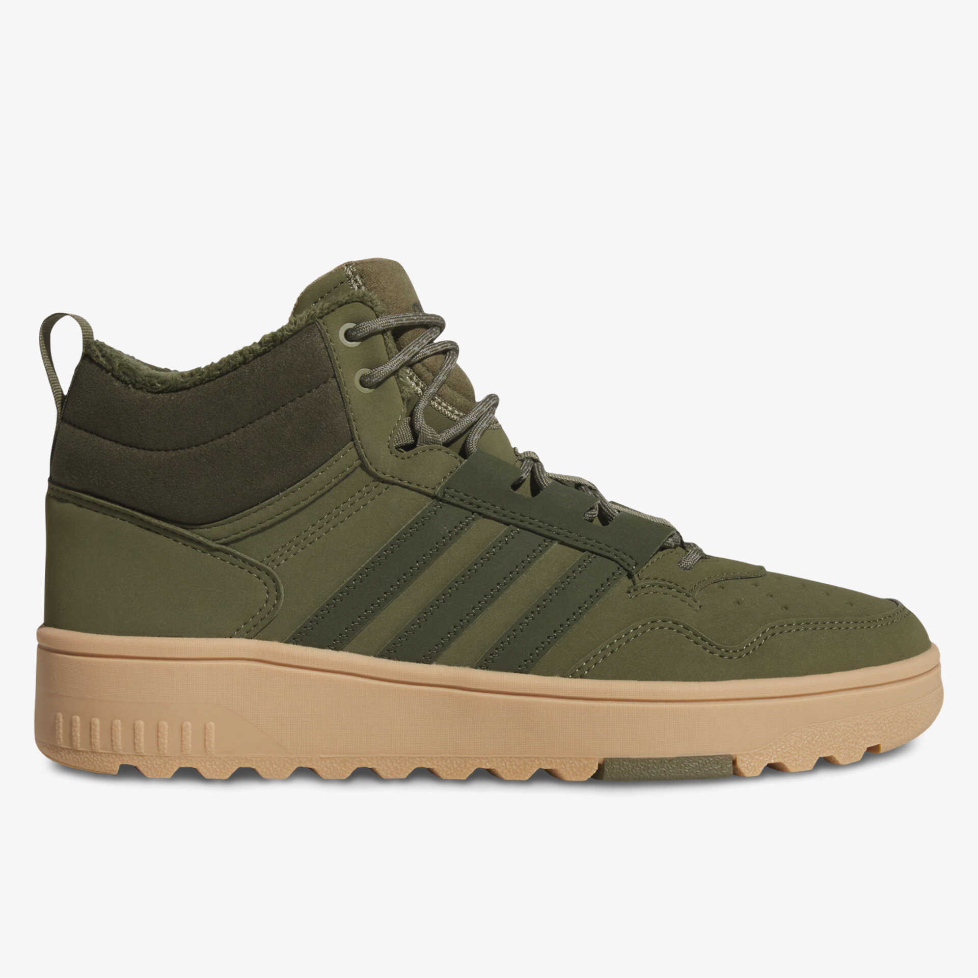 adidas HOOPS 4.0 MID WINTERIZED Herren Sneaker High olive