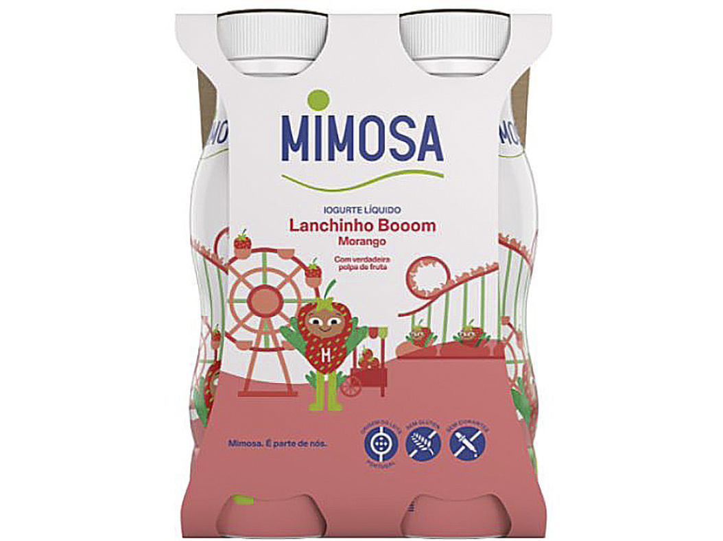 IOGURTE LIQUIDO MIMOSA MORANGO 4X151 ML