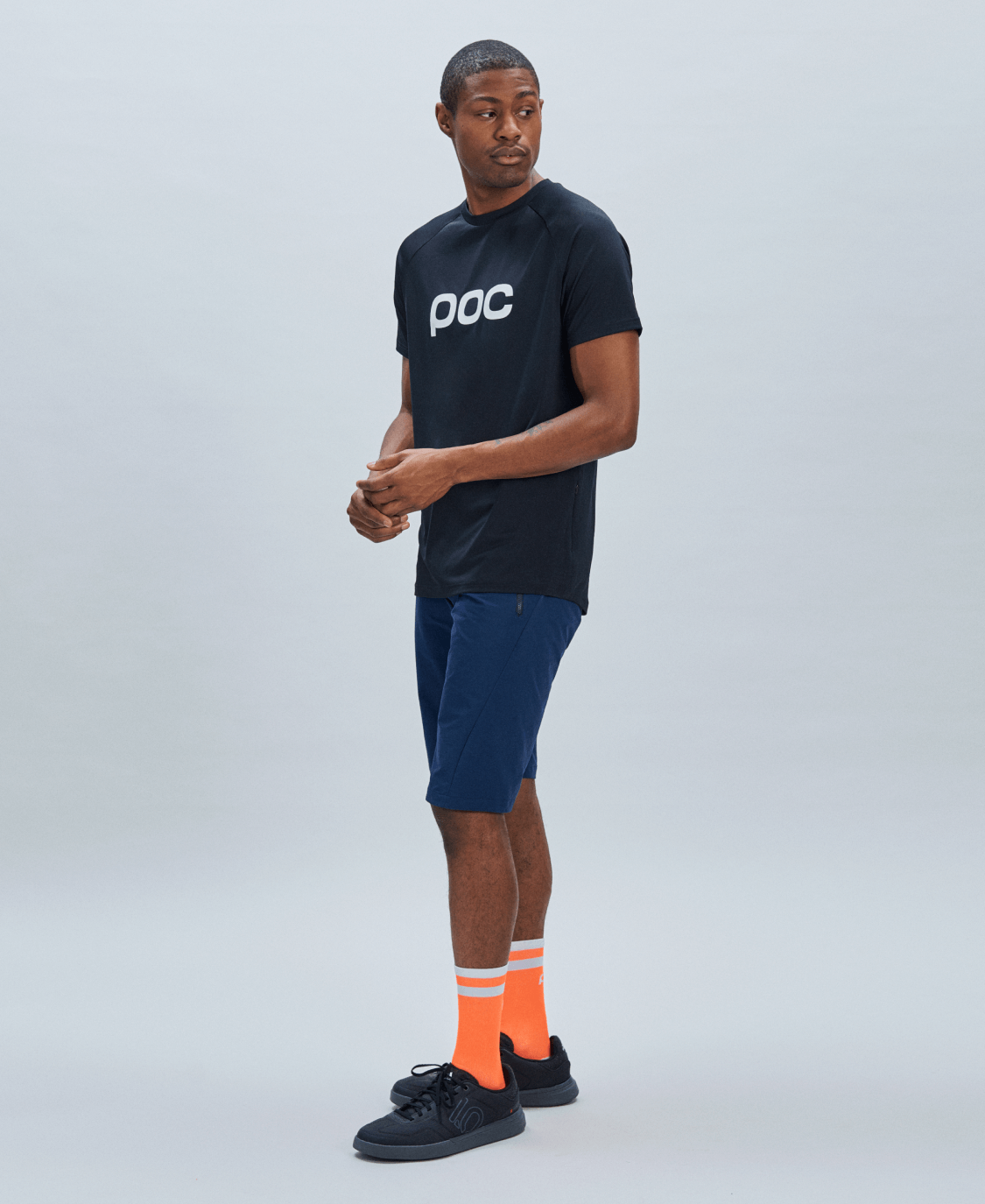 POC Enduro Tee Uranium Black herre
