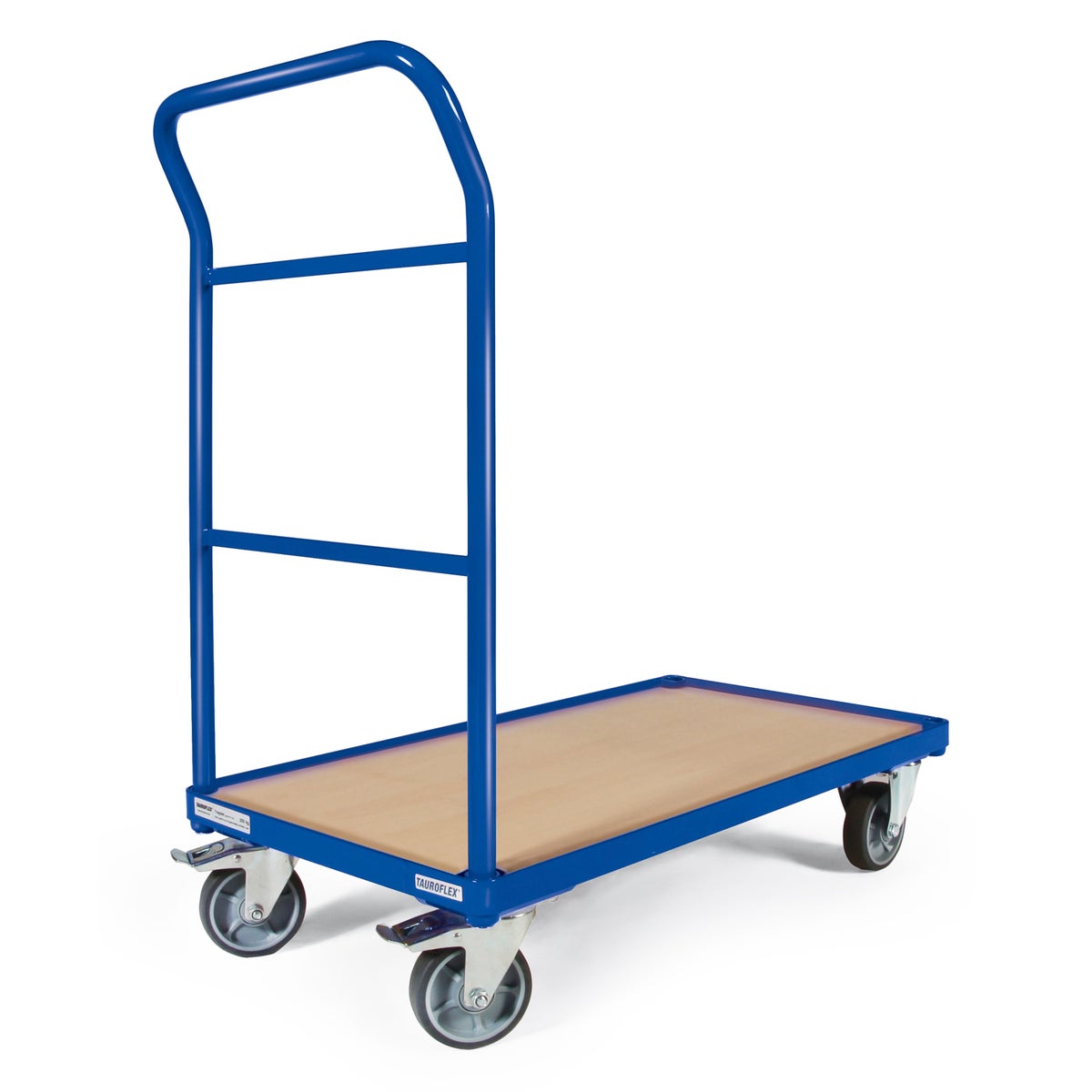 Protaurus platformwagen met 1 duwbeugel en rand van 1000x600mm
