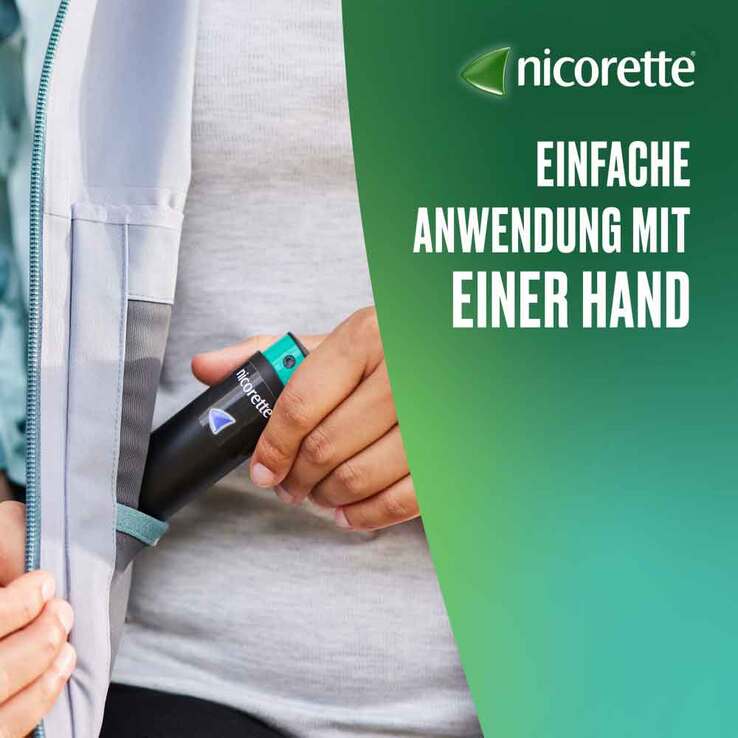 nicorette Mint Spray mit 1 mg Nikotin pro Sprühstoß, 2 St