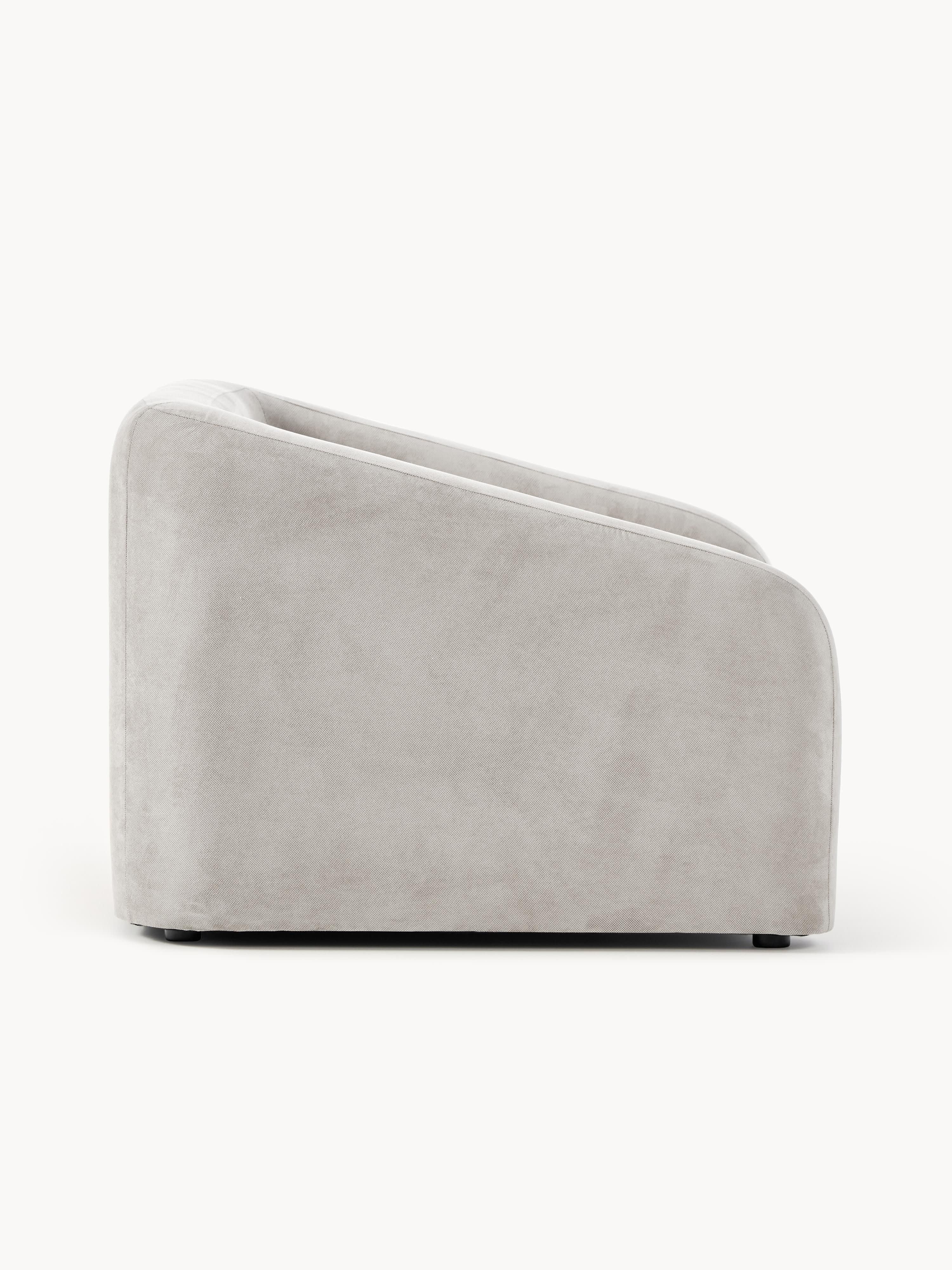 Lichtrgijze slaapfauteuil Eliot
