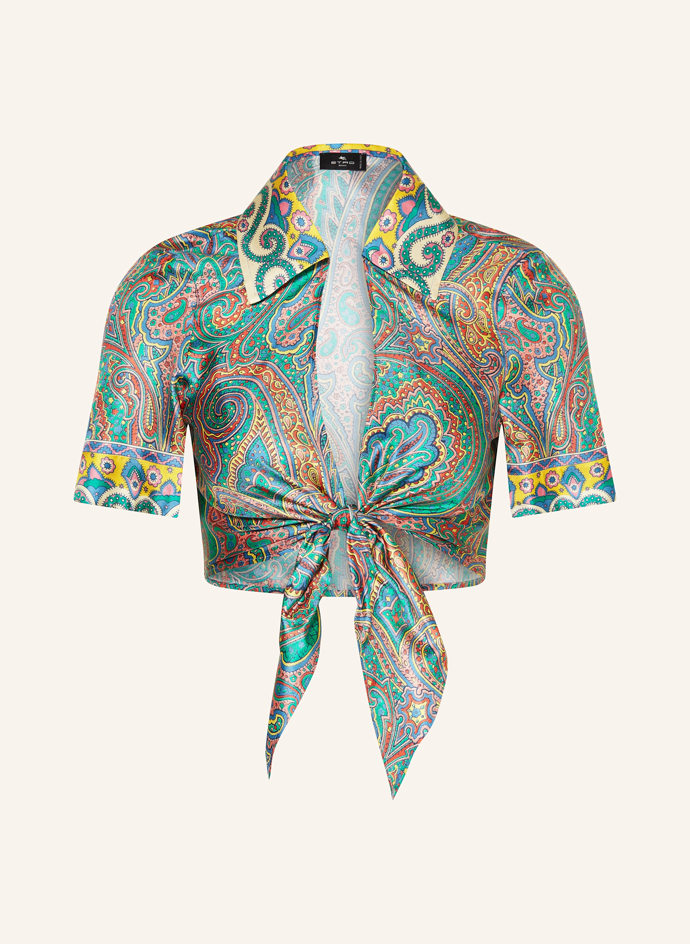 ETRO Cropped-Bluse aus Seide