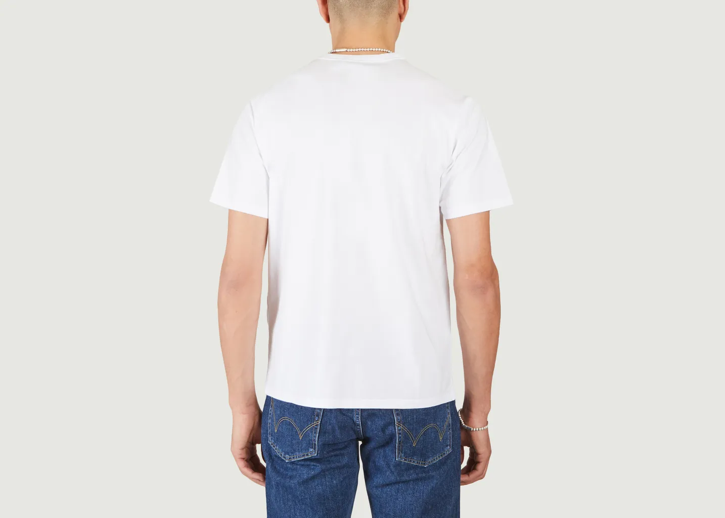 T-shirt Profile Fox Patch Maison Kitsuné