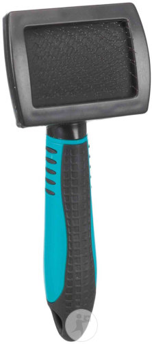 Trixie Brosse Souple En Plastique/Poils Métal Pour Chiens Et Chats 7×16cm 1 Pièce