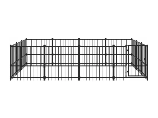 Chenil cage enclos pac noire 388 x 291 x 100 cm 02_0041784
