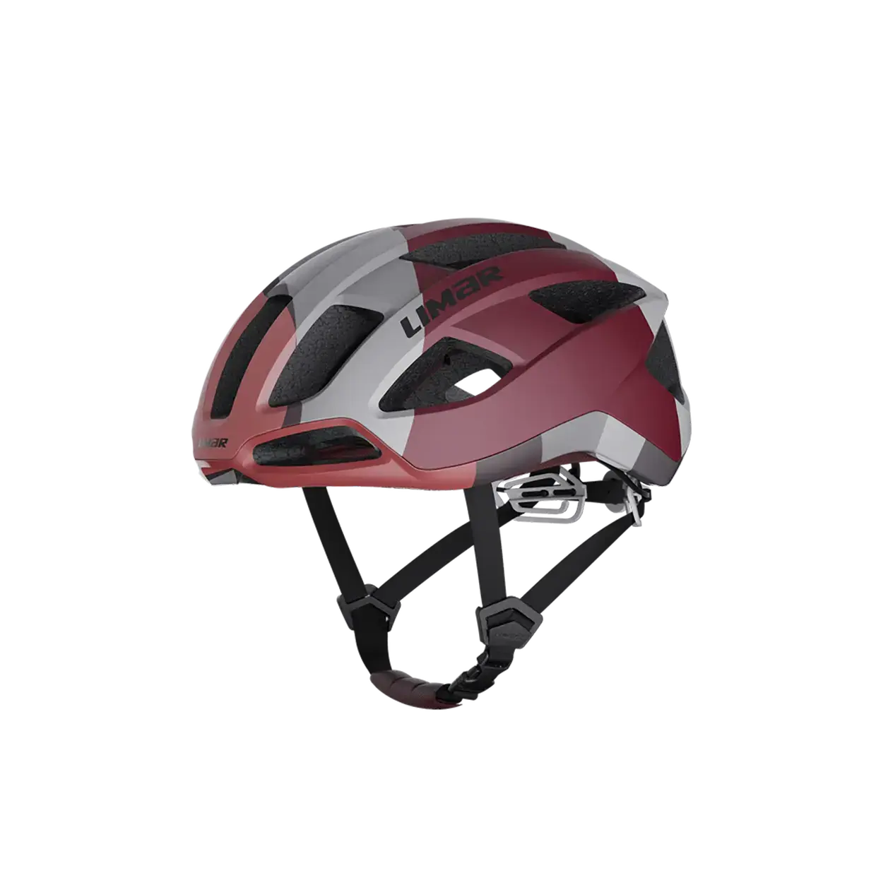 Limar AIR STRATOS 80's Race Fietshelm Mat Grijs/Donkerrood